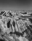 The wind and water eroded landscape in the Badlands National Park make beautiful natural carvings. Art Print